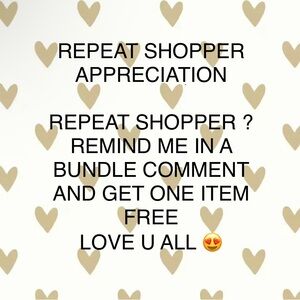 REPEAT SHOPPER APPRECIATION!! FREE ITEMS!!